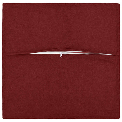 Cuscino 6 pz HOUTEN Rosso Vino 35 x 35 cm Lino