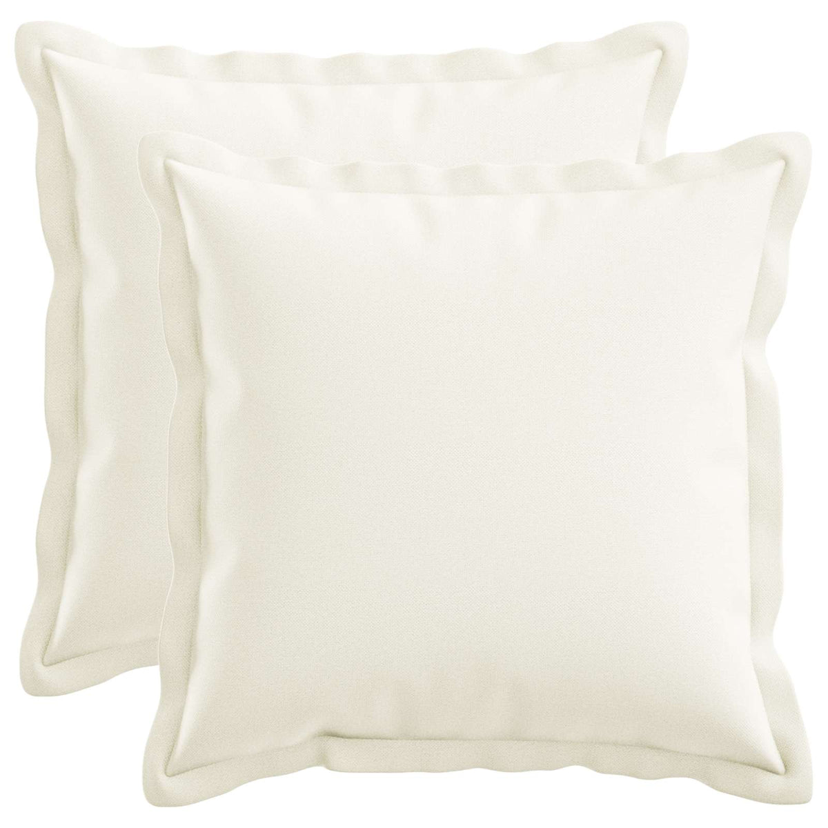 Cuscino con cuscino HOUTEN 2 pz Bianco Lino | homemem39