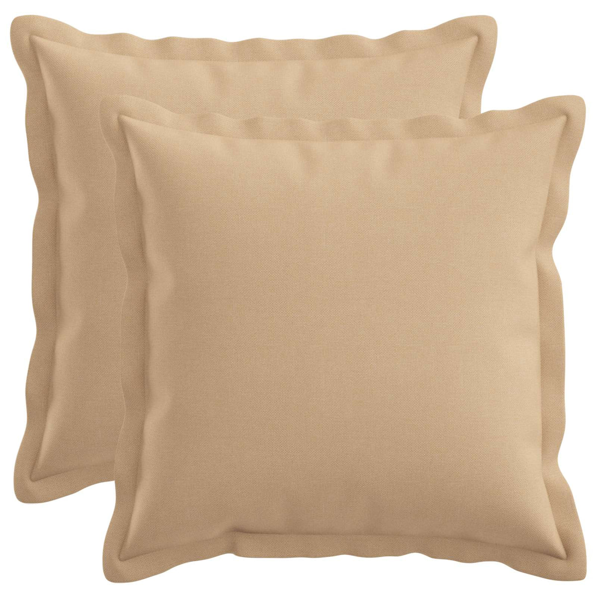 Cuscino 2 pz HOUTEN Crema 40 x 40 cm Lino