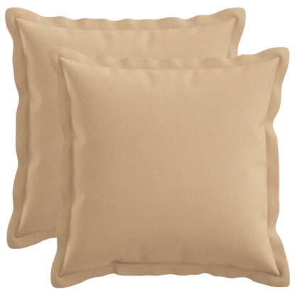 Cuscino 2 pz HOUTEN Crema 40 x 40 cm Lino