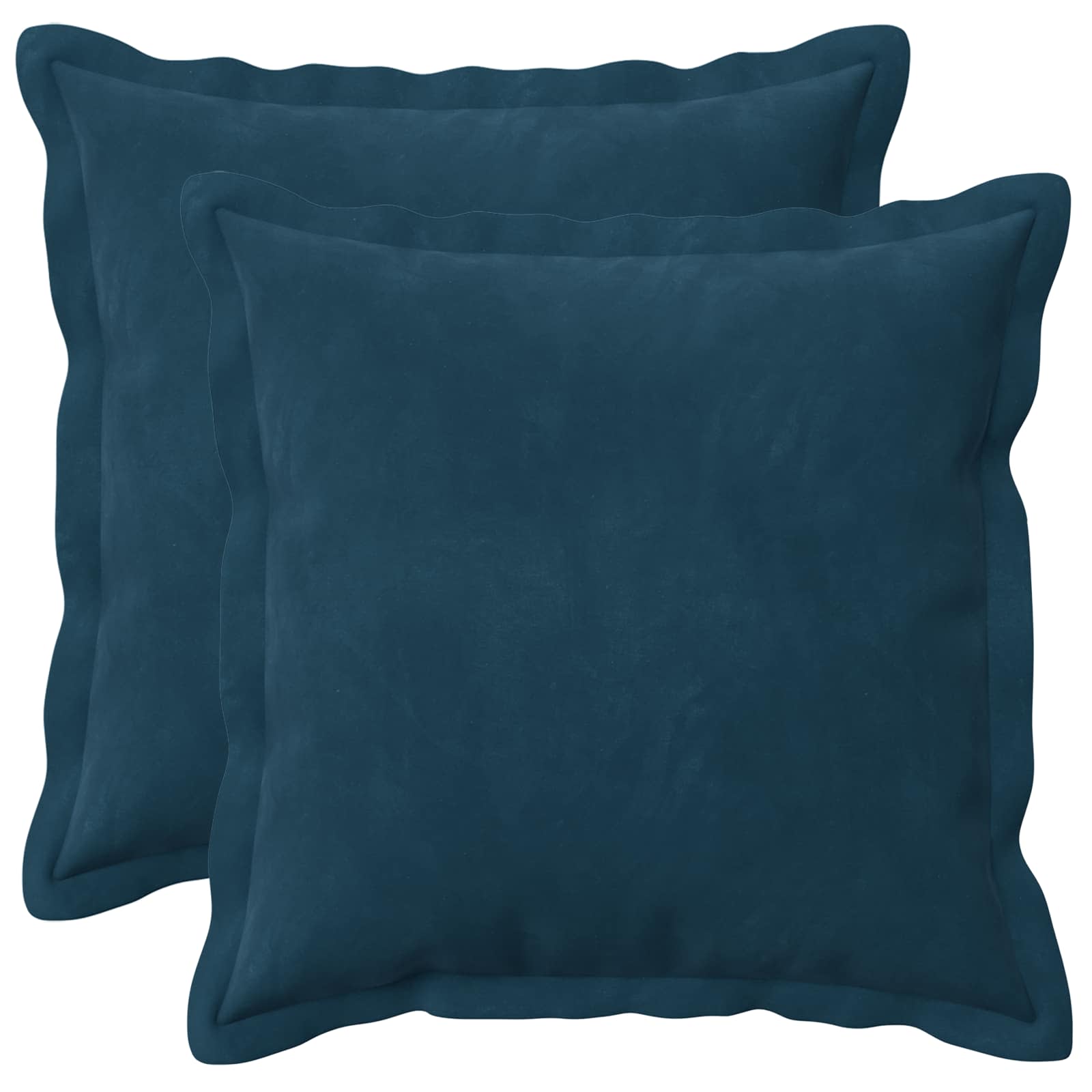 Cuscino con cuscino HOUTEN 2 pz Blu Velluto | homemem39