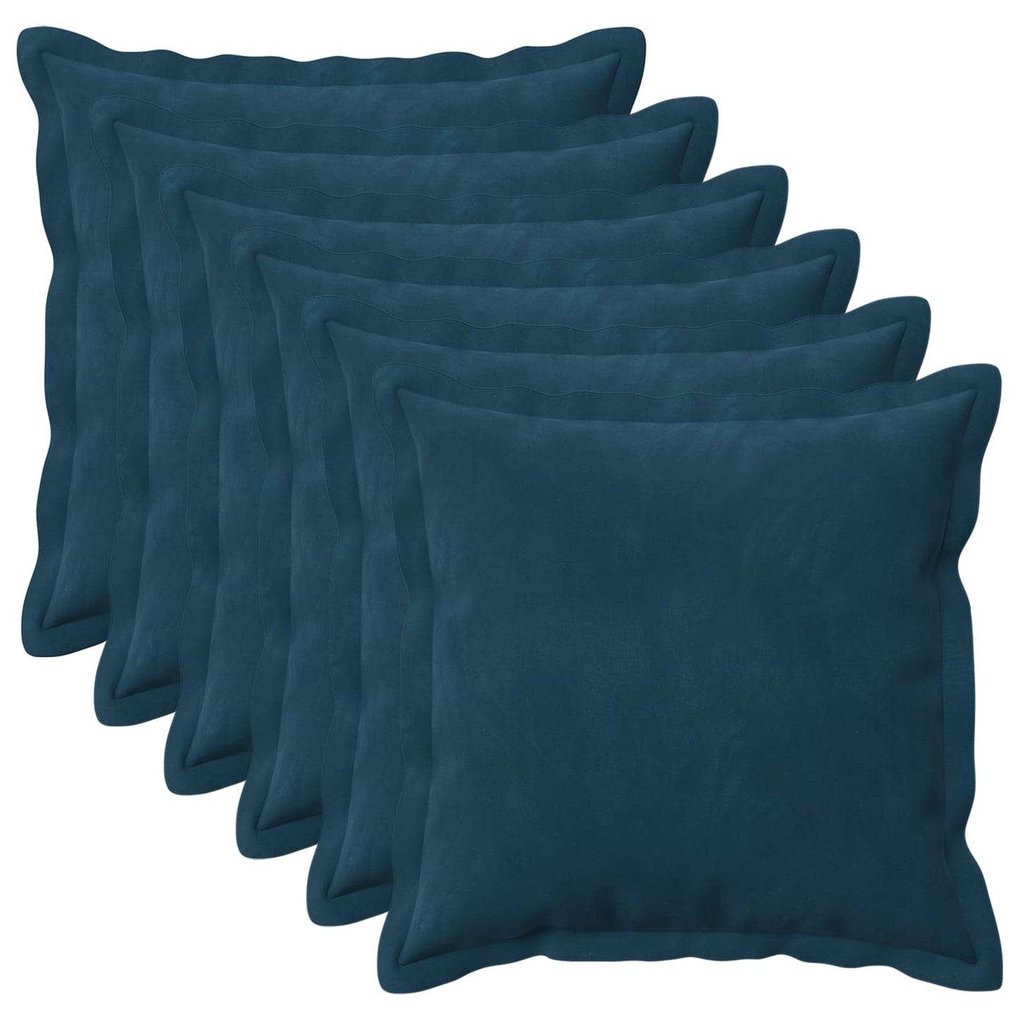 Cuscino con cuscino HOUTEN 6 pz Blu Velluto | homemem39