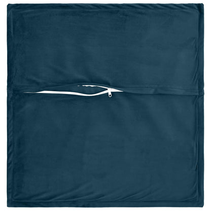 Cuscino con cuscino HOUTEN 12 pz Blu Velluto | homemem39