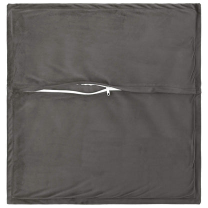 Cuscino con cuscino HOUTEN 2 pz Grigio Scuro Velluto | homemem39