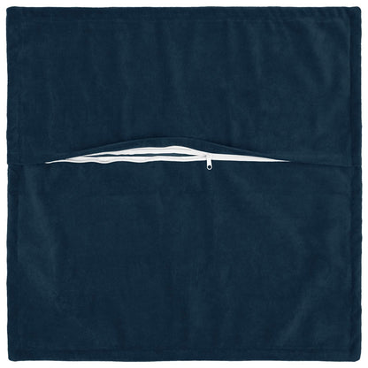 Cuscino con cuscino HOUTEN 12 pz Blu Fleece in microfibra