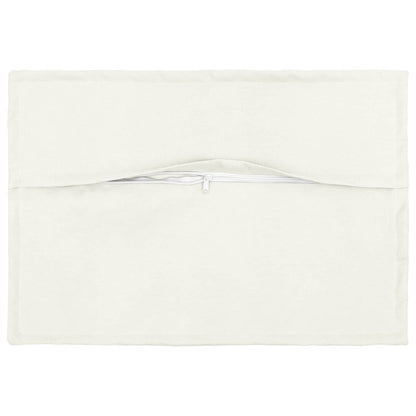 Cuscino 6 pz HOUTEN Bianco 40 x 60 cm Lino
