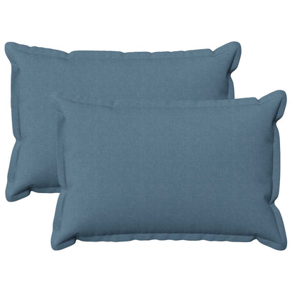 Cuscino con cuscino HOUTEN 2 pz Blu jeans Lino | homemem39