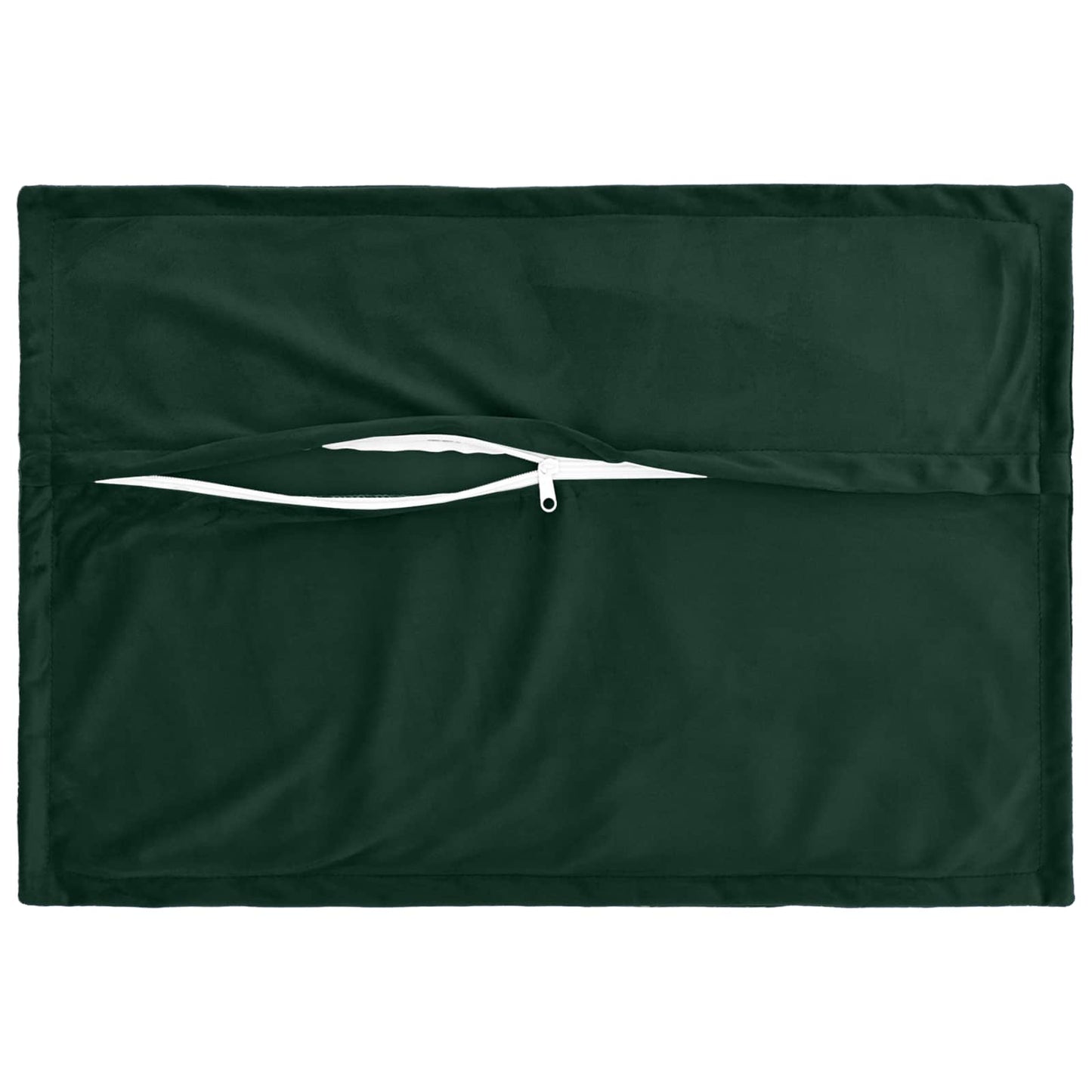 Cuscino con cuscino HOUTEN 2 pz Verde Scuro Velluto | homemem39