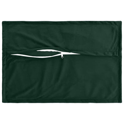 Cuscino con cuscino HOUTEN 6 pz Verde Scuro Velluto | homemem39