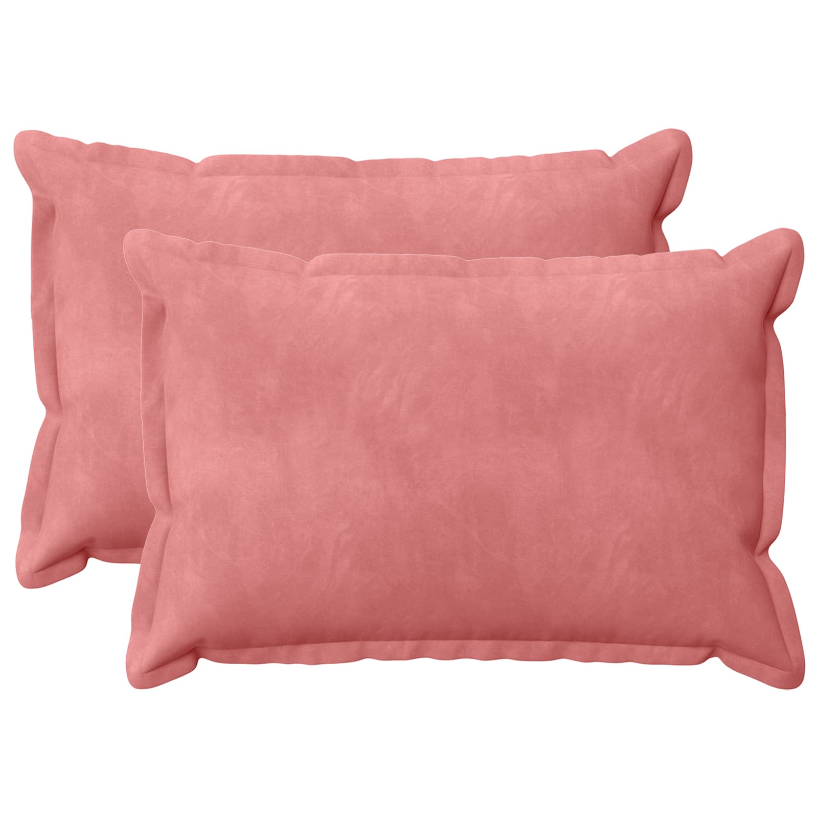 Cuscino con cuscino HOUTEN 2 pz Rosa Velluto | homemem39