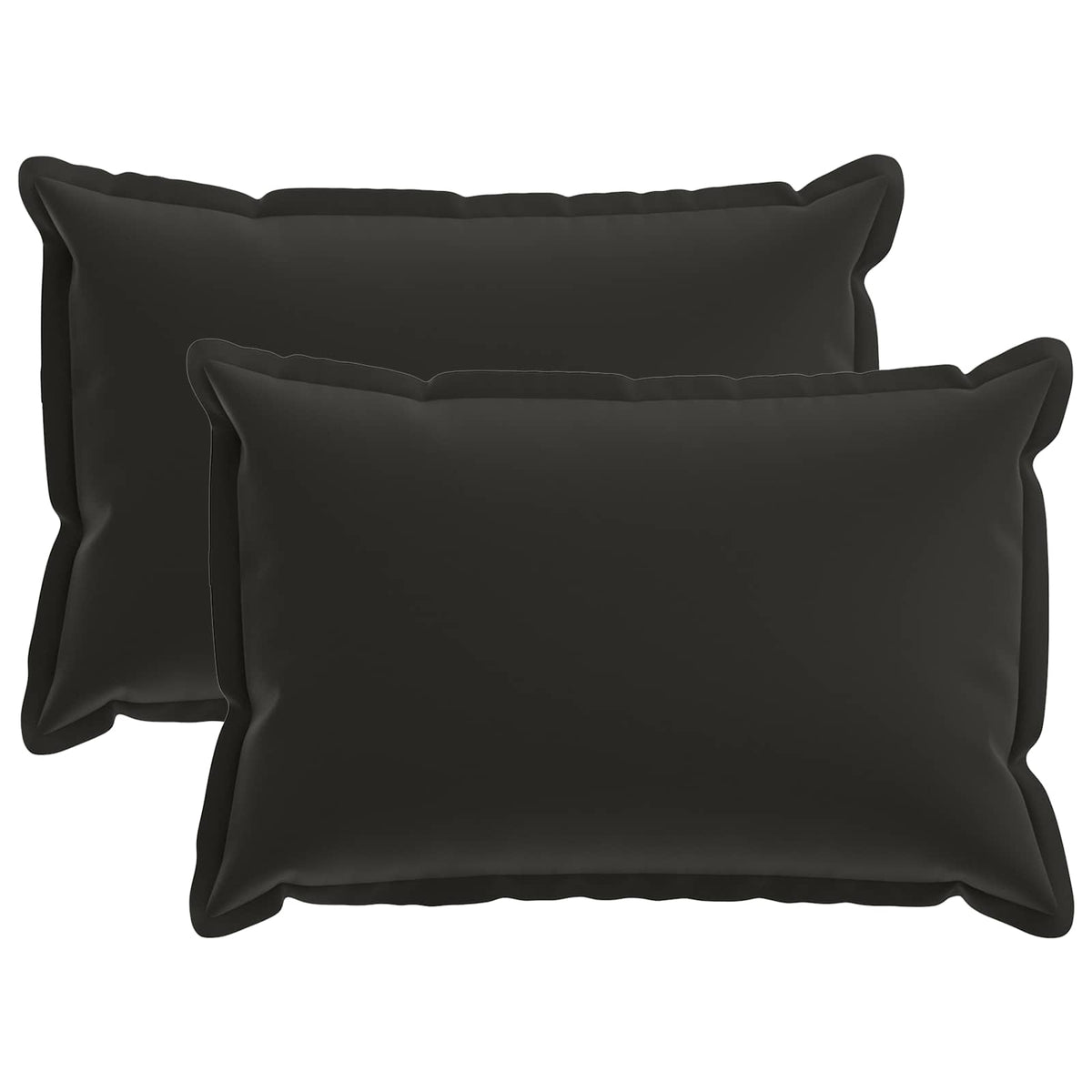 Cuscino 2 pz HOUTEN Nero 40 x 60 cm Poliestere