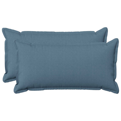 Cuscino 2 pz HOUTEN Blu jeans Lino