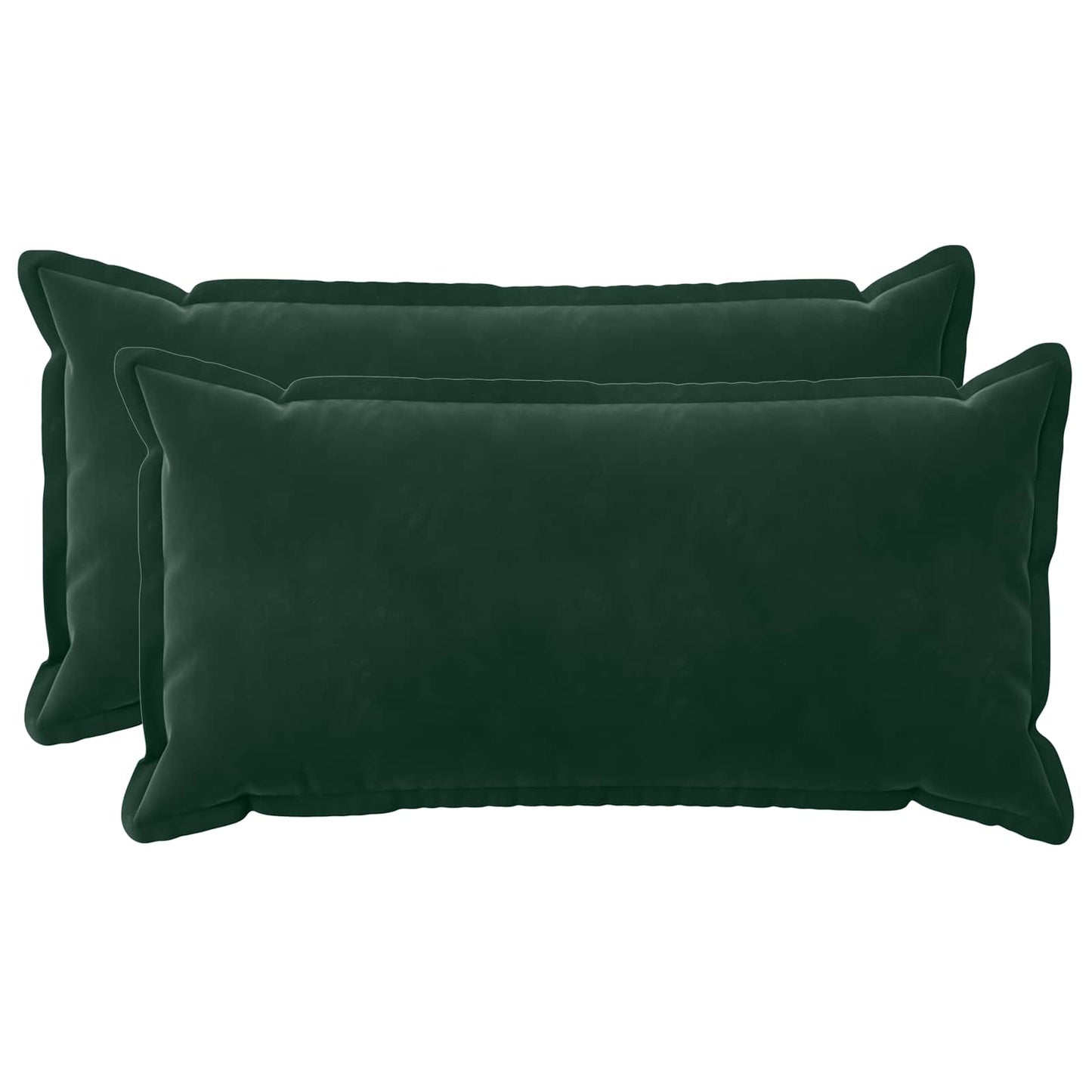 Cuscino con cuscino HOUTEN 2 pz Verde Scuro Velluto | homemem39