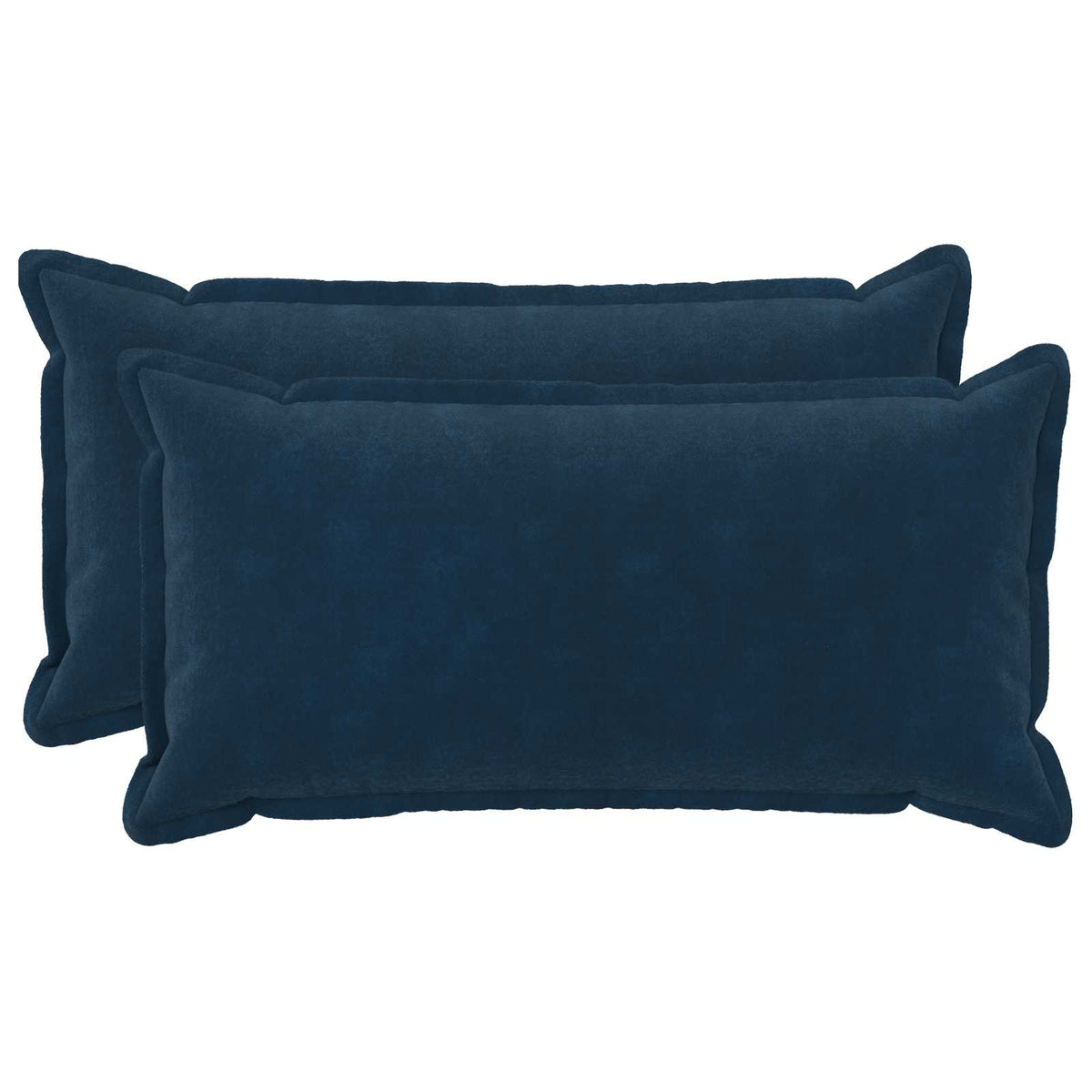 Cuscino 2 pz HOUTEN Blu 40 x 70 cm Fleece in microfibra