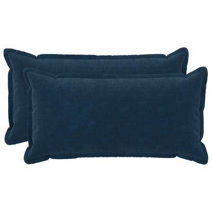 Cuscino 2 pz HOUTEN Blu 40 x 70 cm Fleece in microfibra