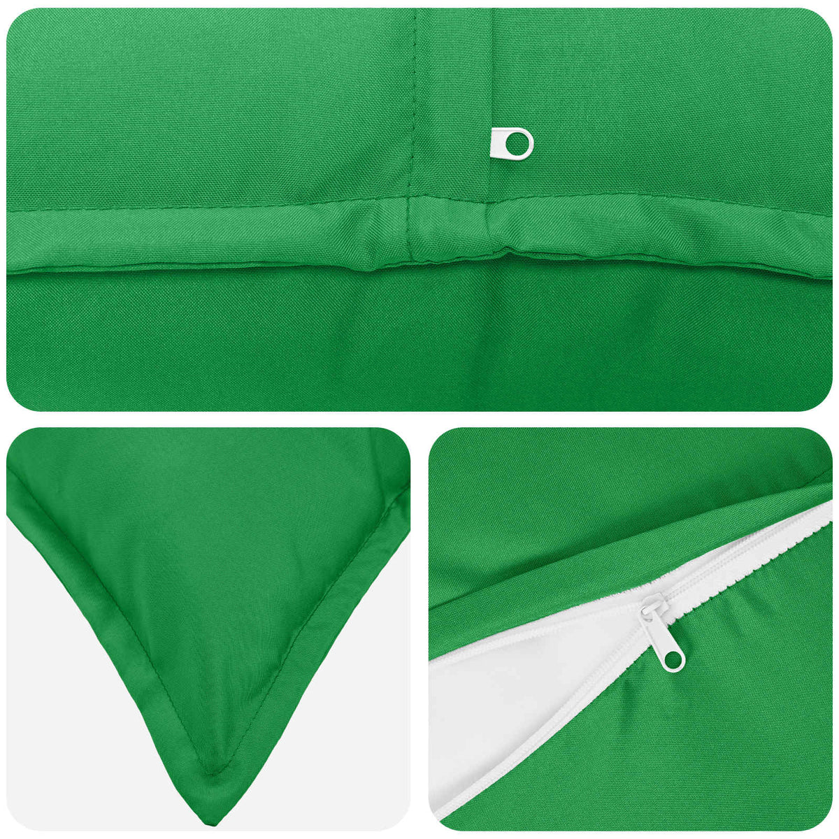 Cuscino 6 pz HOUTEN Verde 40 x 70 cm Poliestere