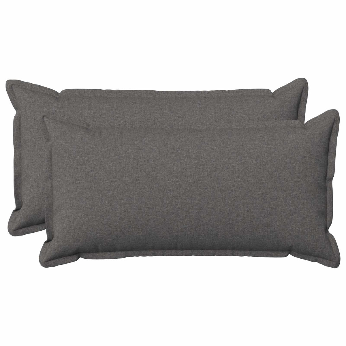 Cuscino 2 pz HOUTEN Grigio Chiaro 40 x 80 cm Lino