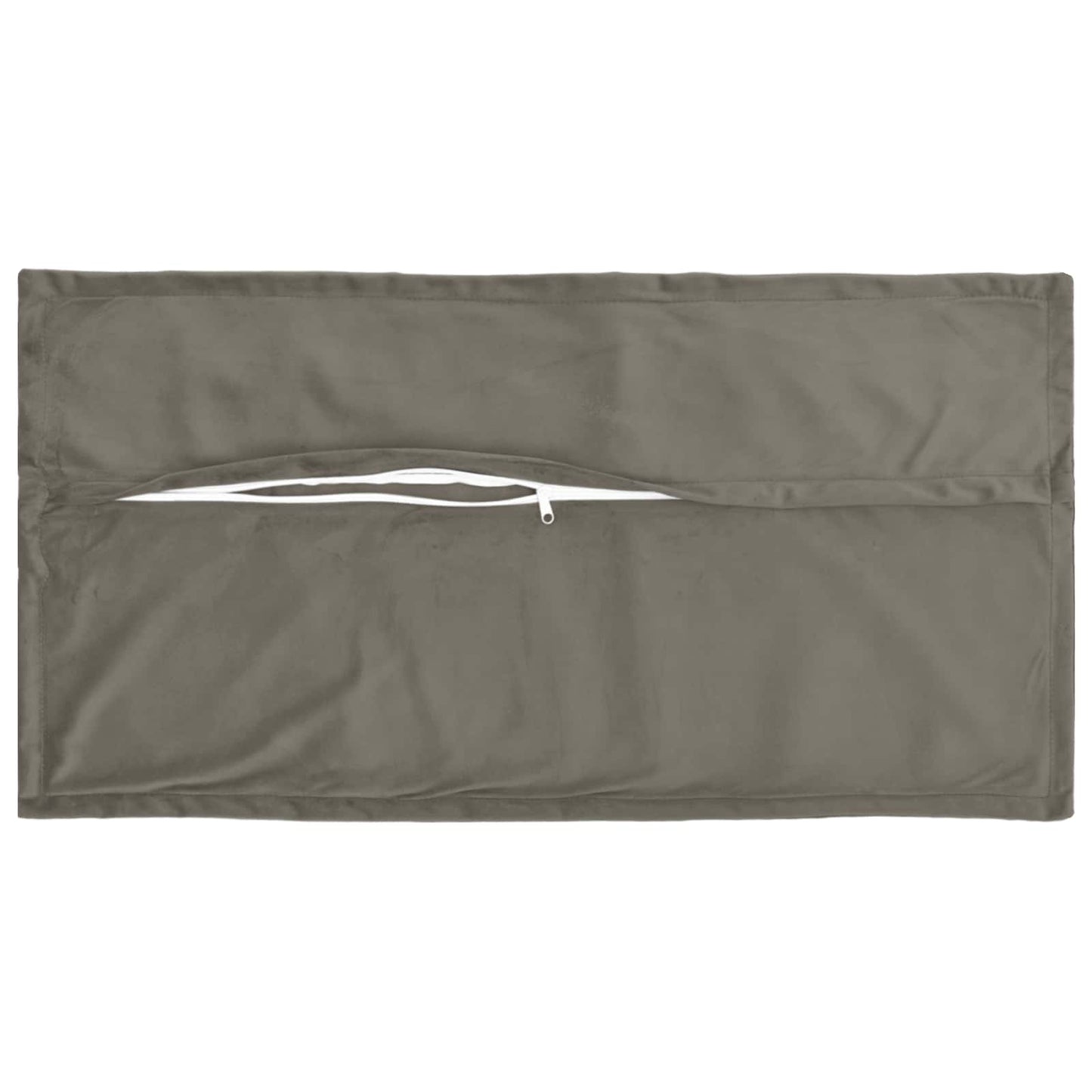 Cuscino con cuscino HOUTEN 2 pz Grigio Chiaro Velluto | homemem39