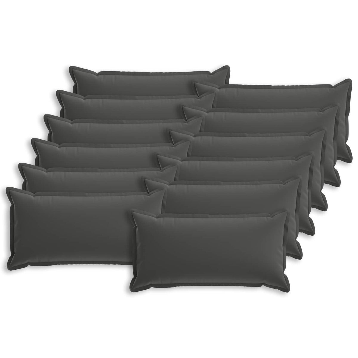 Cuscino con cuscino HOUTEN 12 pz Antracite Poliestere