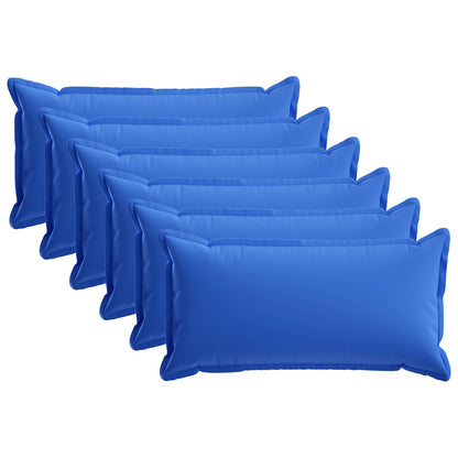 Cuscino con cuscino HOUTEN 6 pz Blu Reale Poliestere
