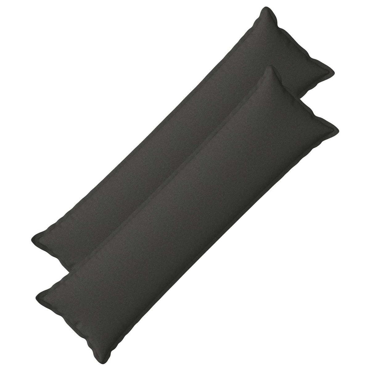 Cuscino 2 pz HOUTEN Grigio Scuro 40 x 145 cm Lino