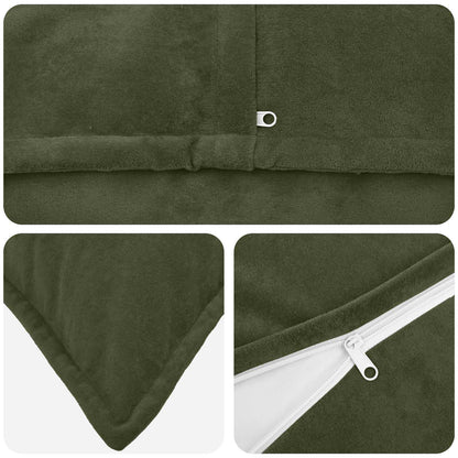 Cuscino HOUTEN Verde 40 x 145 cm Fleece in microfibra | homemem39