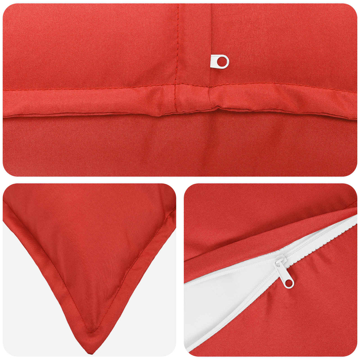 Cuscino con cuscino HOUTEN Rosso 40 x 145 cm Poliestere | homemem39