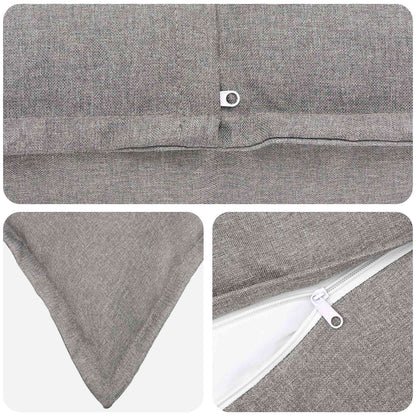 Cuscino con cuscino HOUTEN 2 pz Grigio Nuvola Lino | homemem39