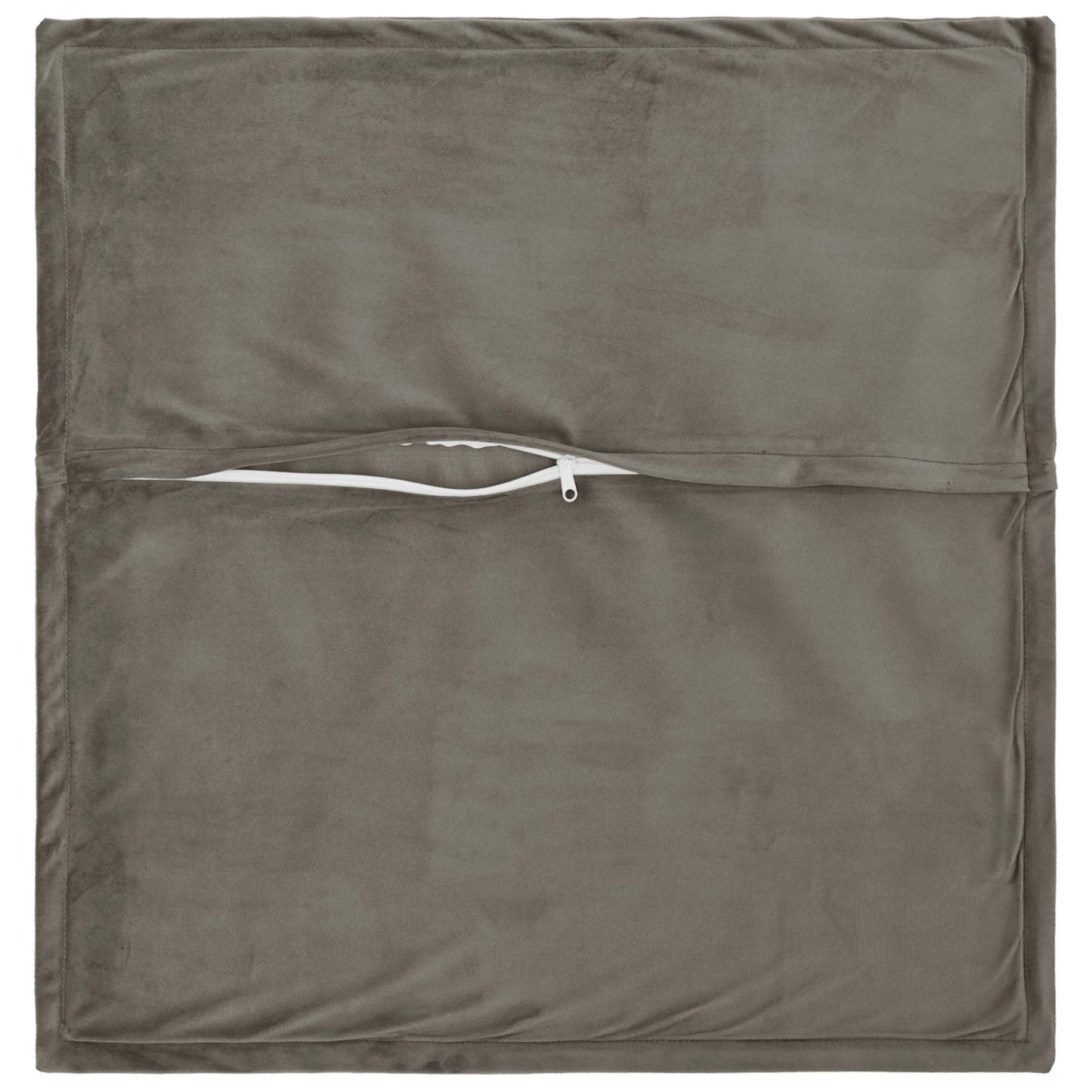 Cuscino con cuscino HOUTEN 12 pz Grigio Chiaro Velluto | homemem39