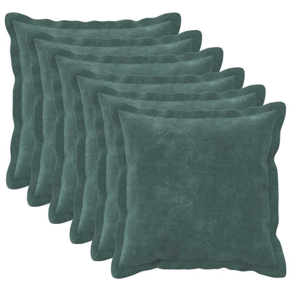 Cuscino 6 pz HOUTEN Blu mare 45 x 45 cm Fleece in microfibra