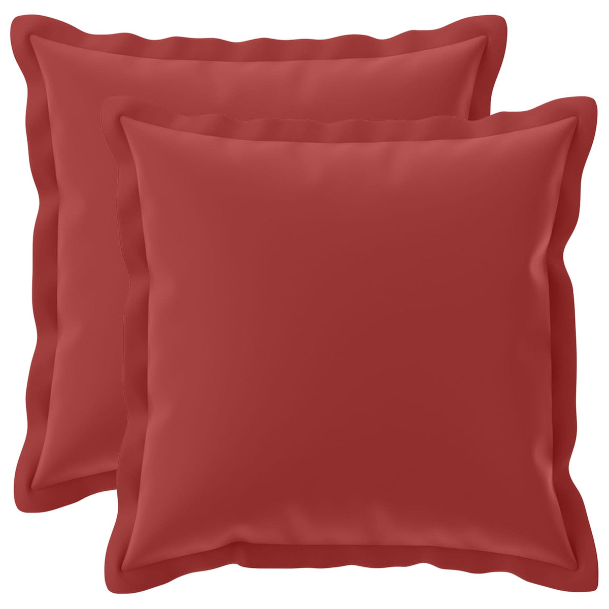 Cuscino con cuscino HOUTEN 2 pz Rosso Vino Poliestere