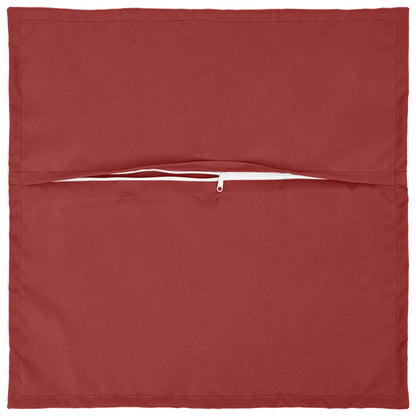 Cuscino 6 pz HOUTEN Rosso Vino 45 x 45 cm Poliestere