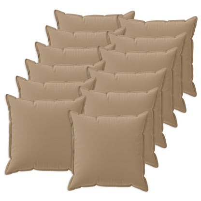 Cuscino 12 pz HOUTEN Tortora 50 x 50 cm Poliestere
