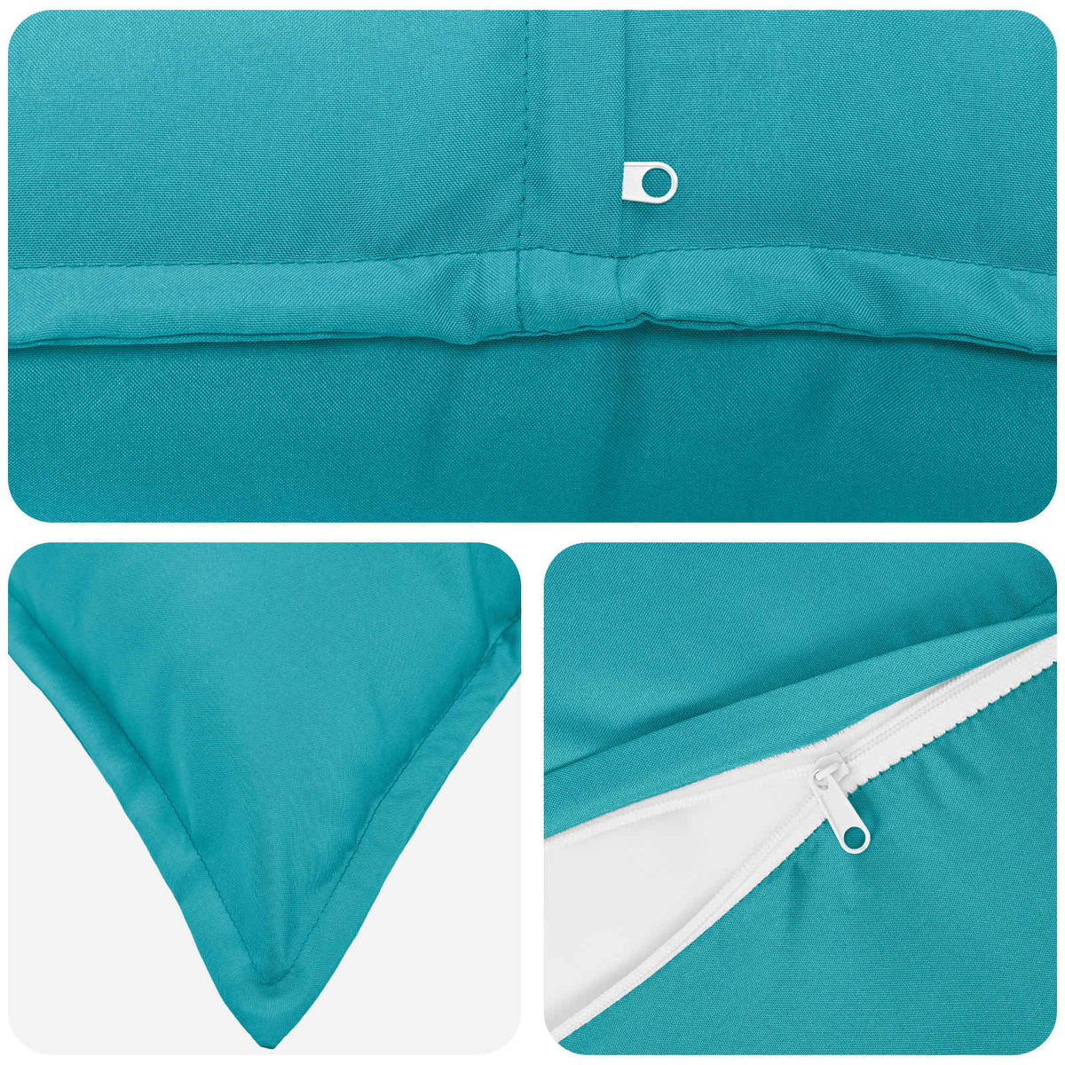 Cuscino con cuscino HOUTEN 6 pz Turchese Poliestere | homemem39