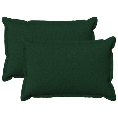 Cuscino con cuscino HOUTEN 2 pz Verde Scuro Lino | homemem39