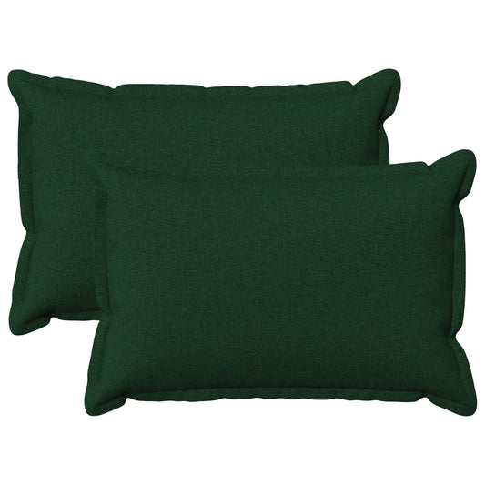 Cuscino con cuscino HOUTEN 2 pz Verde Scuro Lino | homemem39