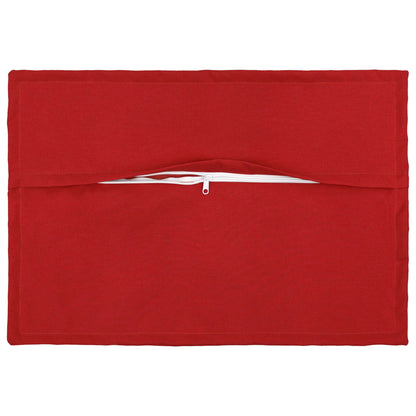 Cuscino 2 pz HOUTEN Rosso 50 x 75 cm Lino