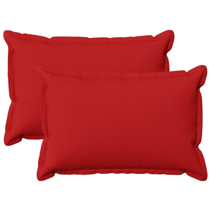 Cuscino 2 pz HOUTEN Rosso 50 x 75 cm Lino