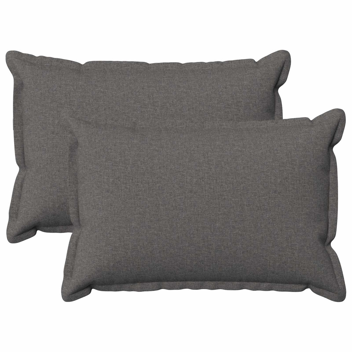 Cuscino 2 pz HOUTEN Grigio Chiaro 50 x 80 cm Lino