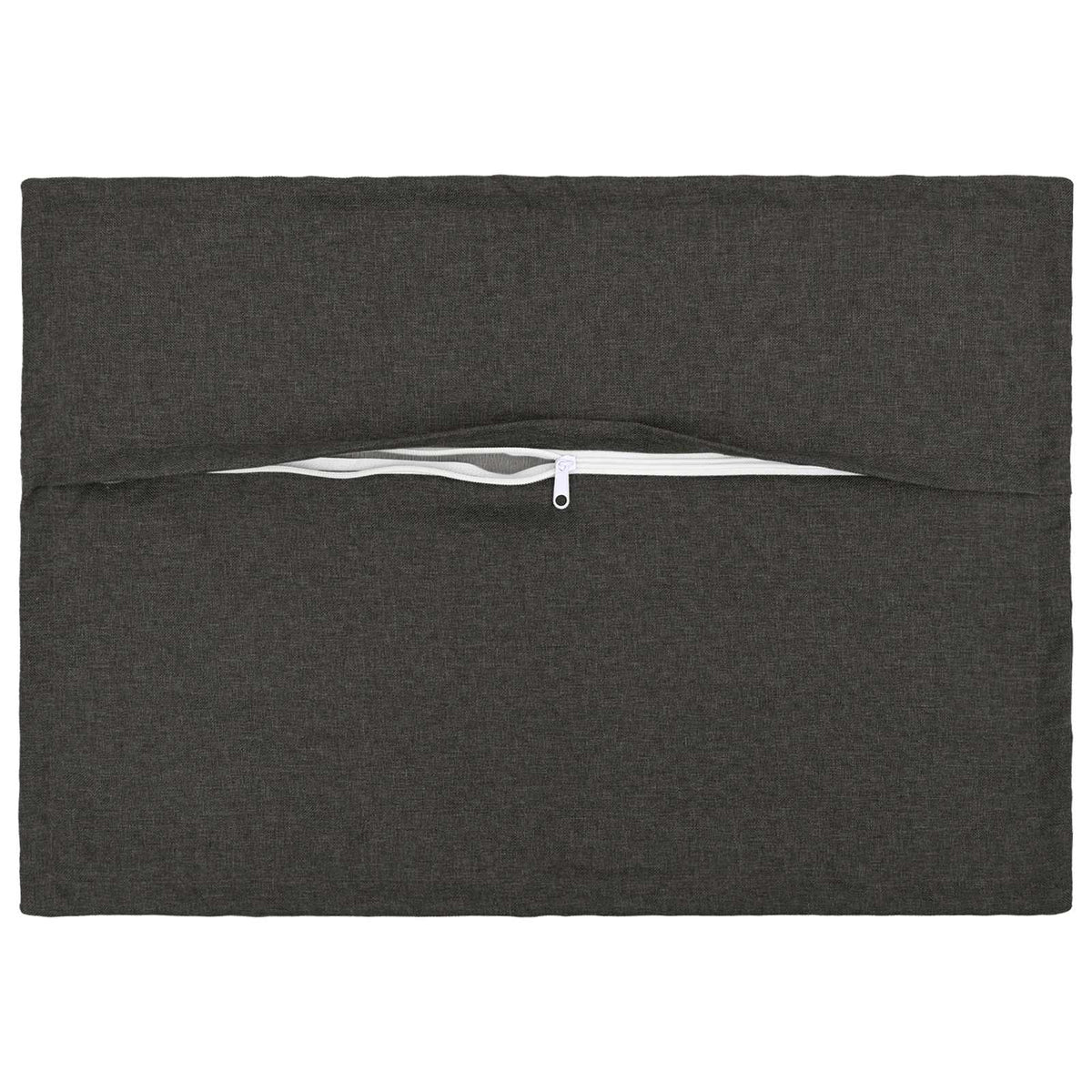Cuscino 2 pz HOUTEN Grigio Scuro 50 x 80 cm Lino