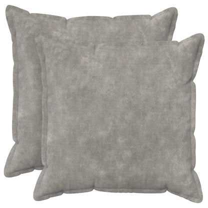 Cuscino HOUTEN 2 pz grigio chiaro Fleece in microfibra