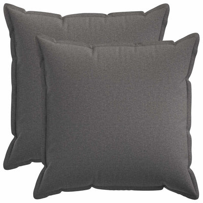 Cuscino 2 pz HOUTEN Grigio Chiaro 65 x 65 cm Lino