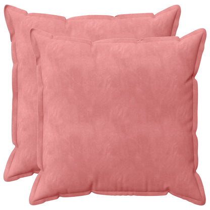 Cuscino con cuscino HOUTEN 2 pz Rosa Velluto