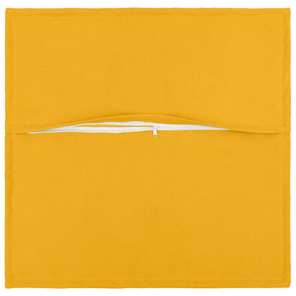 Cuscino 2 pz HOUTEN Giallo Chiaro 70 x 70 cm Lino
