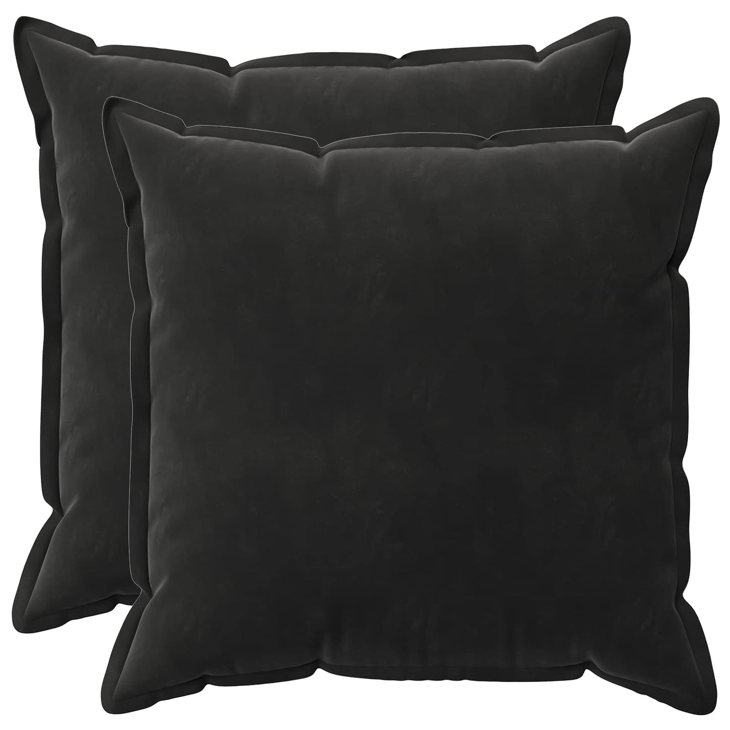 Cuscino con cuscino HOUTEN 2 pz Nero Velluto | homemem39