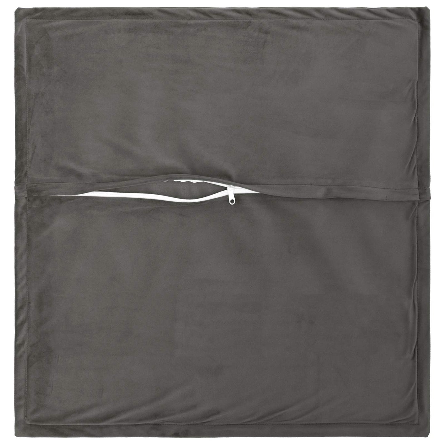 Cuscino con cuscino HOUTEN 2 pz Grigio Scuro Velluto