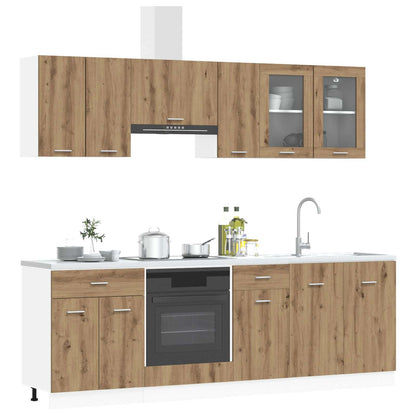 Unità Cucina Lyon 8 pz Legno ingegnerizzato | homemem39