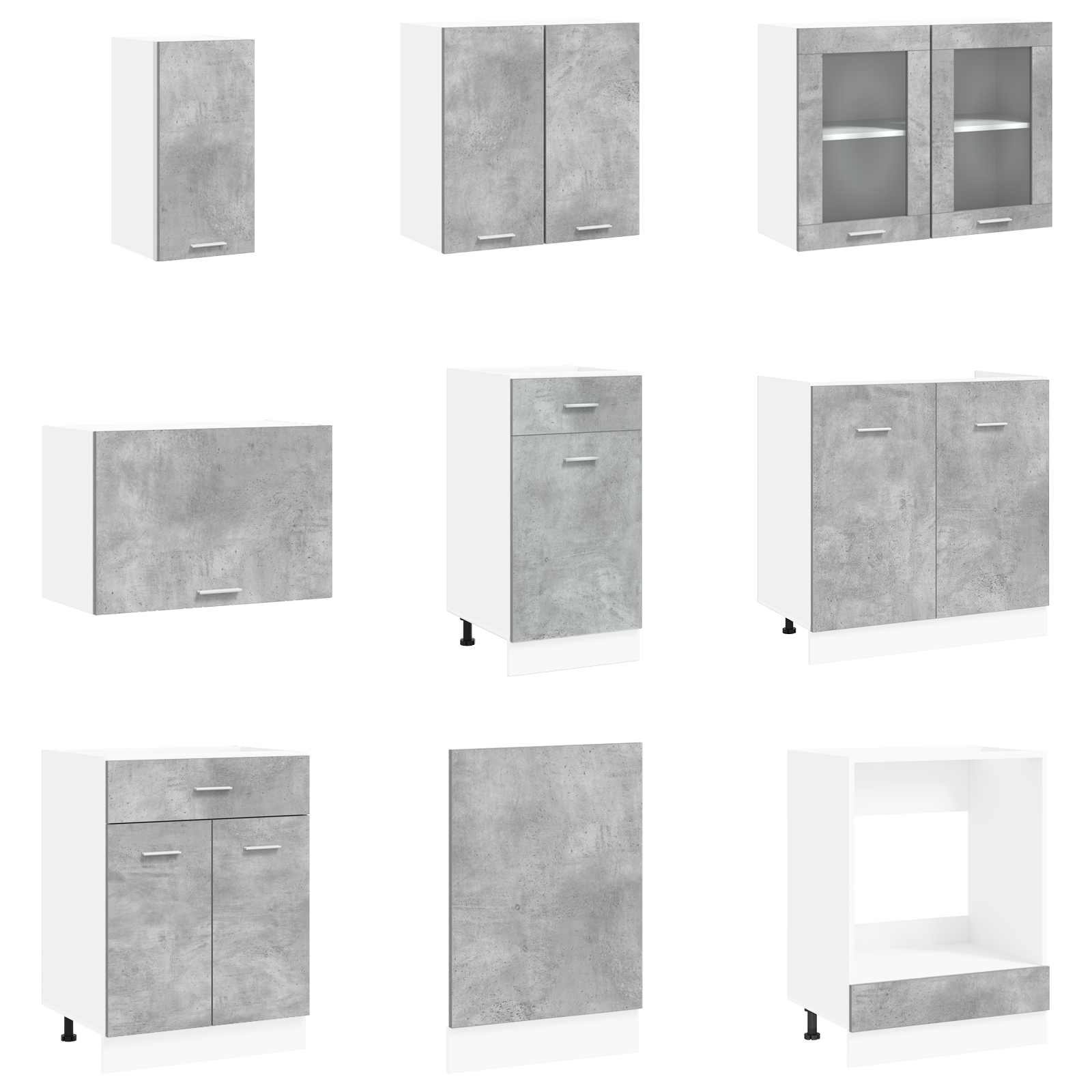 Unità Cucina Lyon 8 pcs Legno multistrato | homemem39