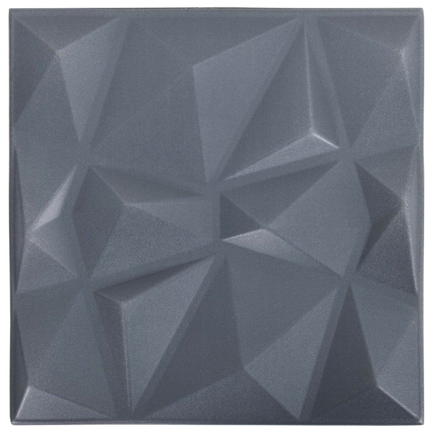Pannelli da parete 12 pcs Origami Grigio 50 x 50 cm Schiuma XPS | homemem39