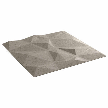 Pannelli da parete 48 pcs Grigio Cemento 50 x 50 cm Schiuma XPS | homemem39